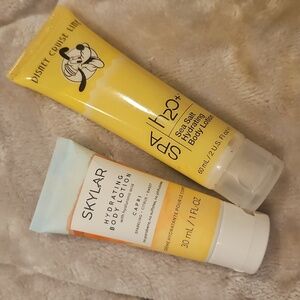 Skylar Hydrating Lotion in Capri & Disney Cruise Line Sea Salt Hydrating Lotion